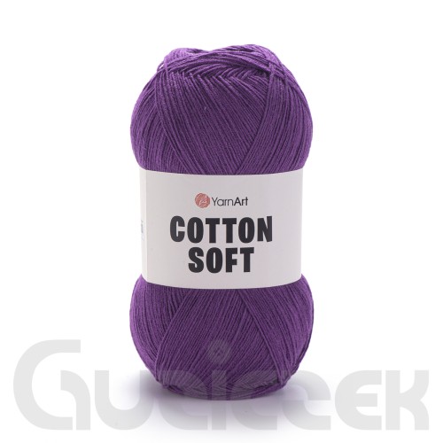 Włóczka YarnArt Cotton soft 50 fioletowy