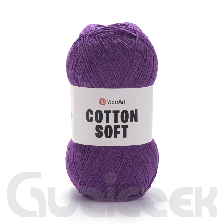 Włóczka YarnArt Cotton soft 50 fioletowy