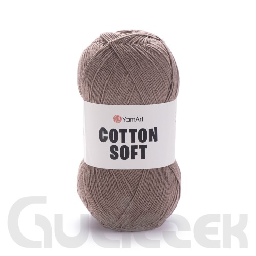 Włóczka YarnArt Cotton soft 71 jasny brązowy
