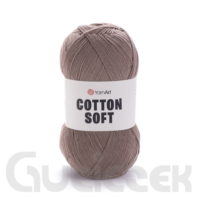 Włóczka YarnArt Cotton soft 71 jasny brązowy