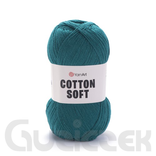 Włóczka YarnArt Cotton soft 63 morski
