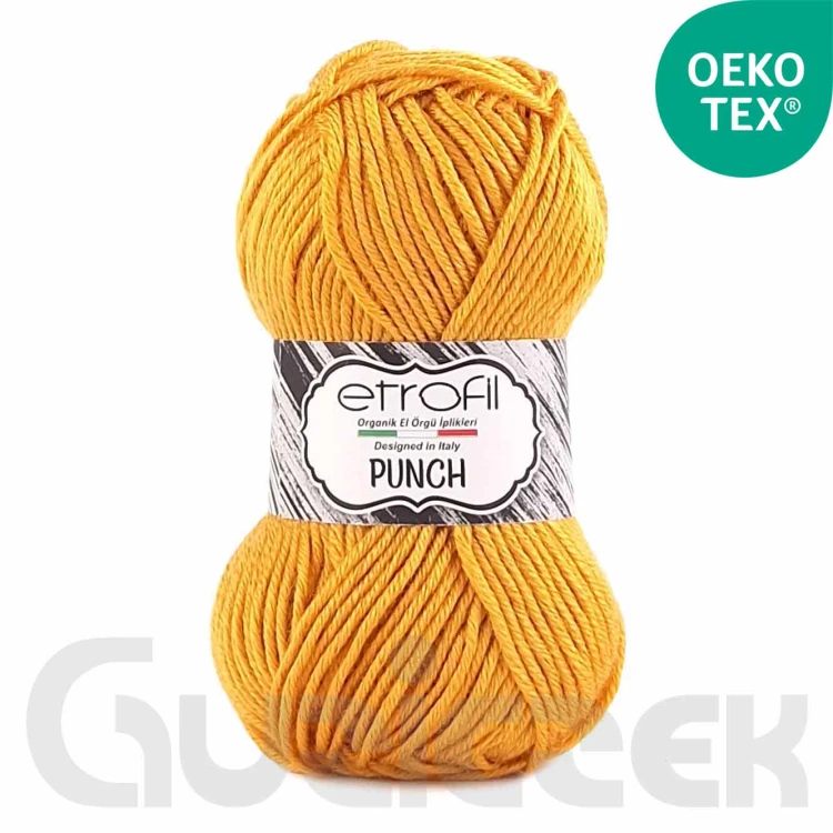 Włóczka Etrofil Punch 72104 musztarda