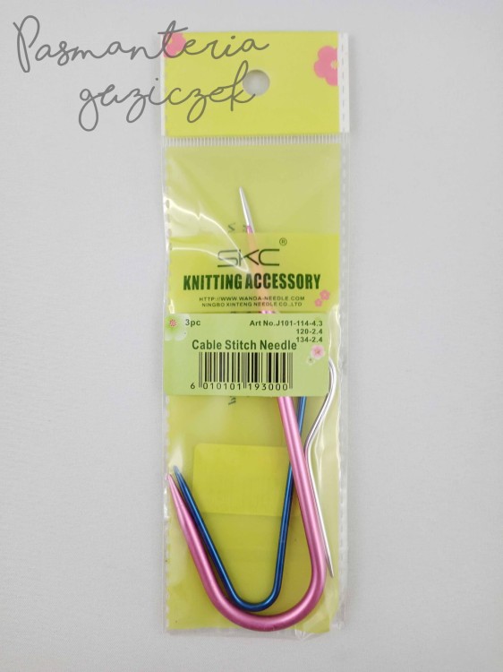 Druty aluminiowe do warkoczy SKC