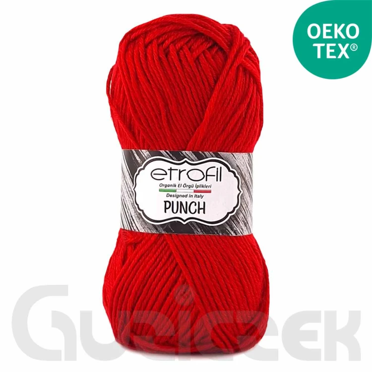 Włóczka Etrofil Punch 73216 czerwony