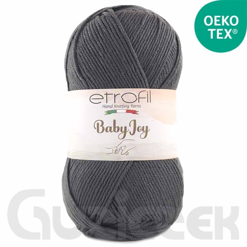 Włóczka Etrofil Baby Joy 80091 ciemny szary