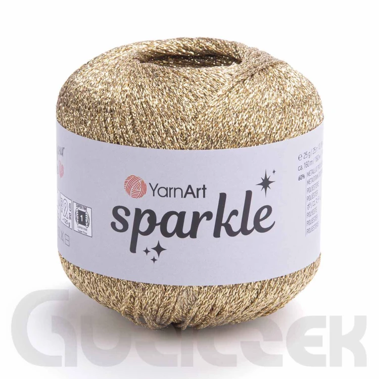 Kordonek YarnArt Sparkle 1306 złoty