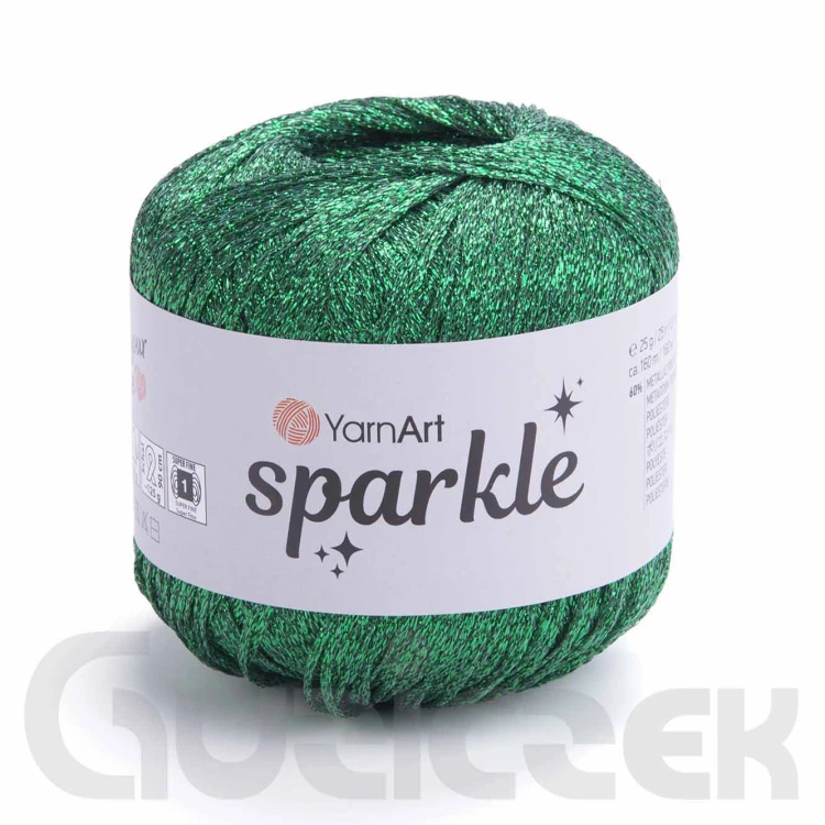 Kordonek YarnArt Sparkle 1333 zielony