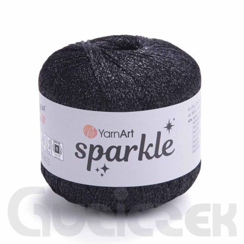 Kordonek YarnArt Sparkle 1360 czarny