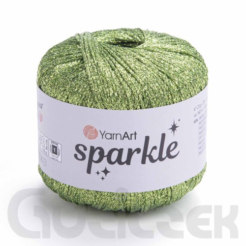 Kordonek YarnArt Sparkle 1330 jasny zielony