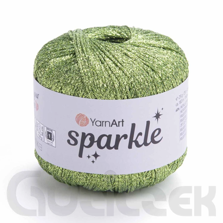 Kordonek YarnArt Sparkle 1330 jasny zielony