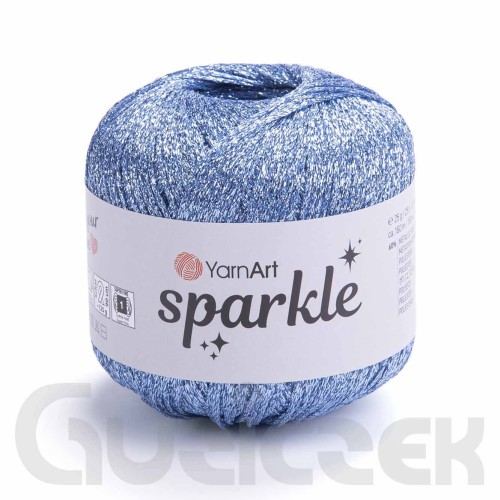 Kordonek YarnArt Sparkle 1318 jasny niebieski