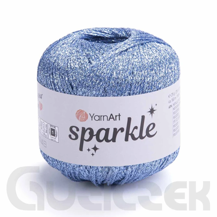 Kordonek YarnArt Sparkle 1318 jasny niebieski