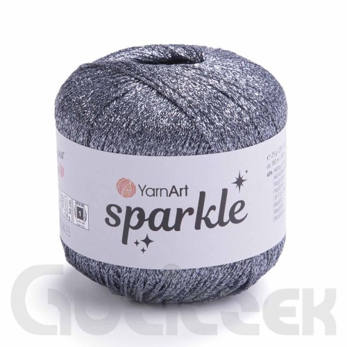 Kordonek YarnArt Sparkle 1357 szary