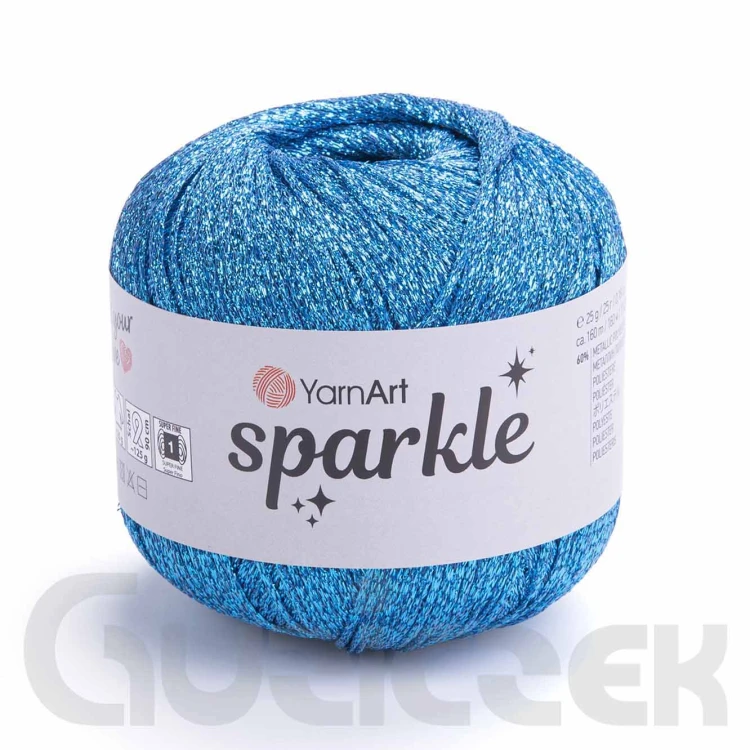 Kordonek YarnArt Sparkle 1321 turkusowy