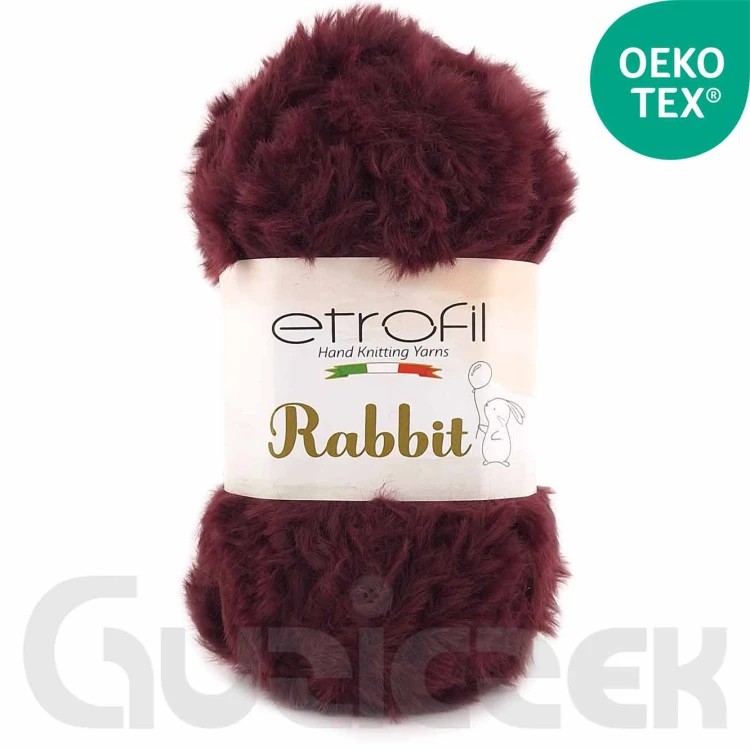 Włóczka Etrofil Rabbit 70349 bordowy