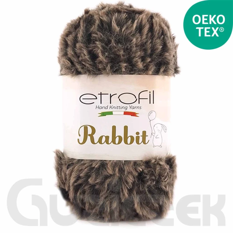 Włóczka Etrofil Rabbit 70714 brązowy melanż