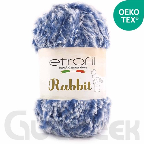 Włóczka Etrofil Rabbit 75301 dżinsowy melanż