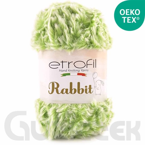 Włóczka Etrofil Rabbit 74231 jasny zielony melanż