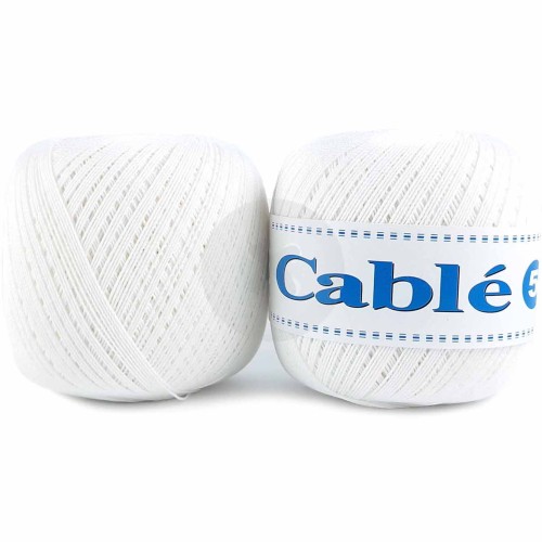 Kordonek Cable 5 biały 001