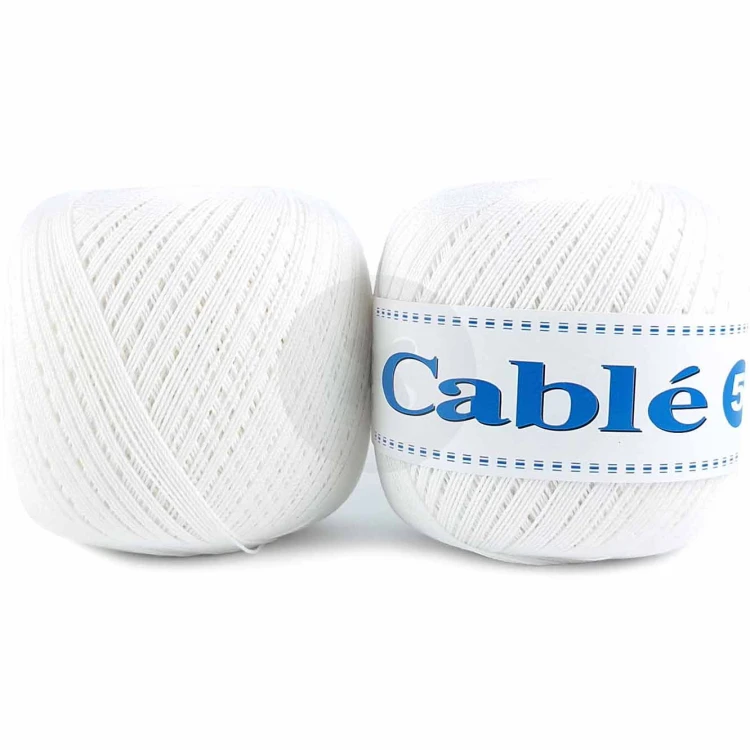 Kordonek Cable 5 biały 001