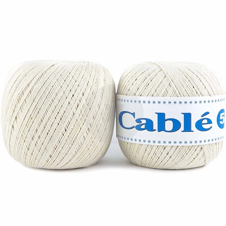 Kordonek Cable 5 ecru 502
