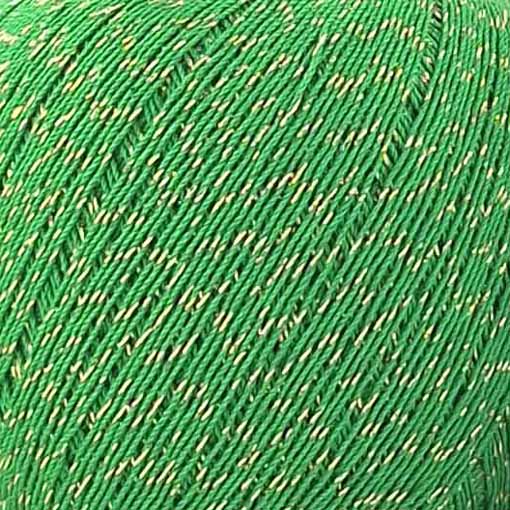 Kordonek Cable 5 zielony ze złotym 147-G