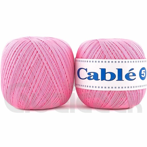 Kordonek Cable 5 różowy 032