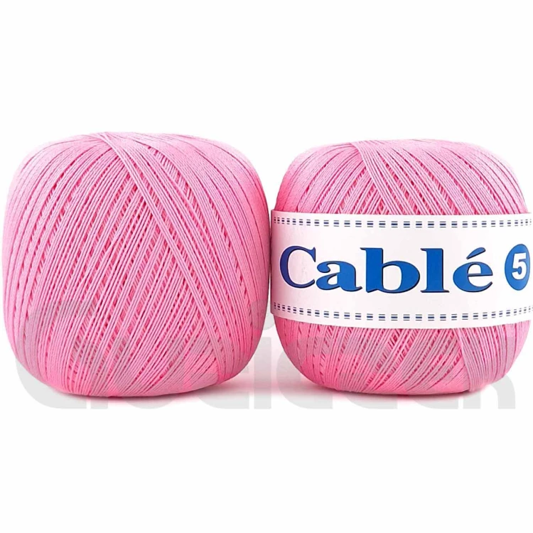 Kordonek Cable 5 różowy 032
