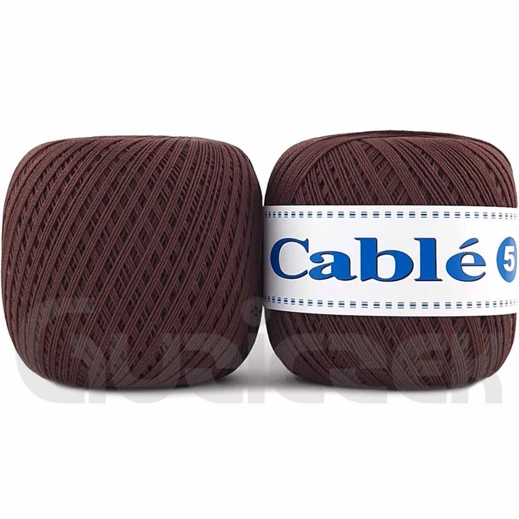 Kordonek Cable 5 brązowy 229