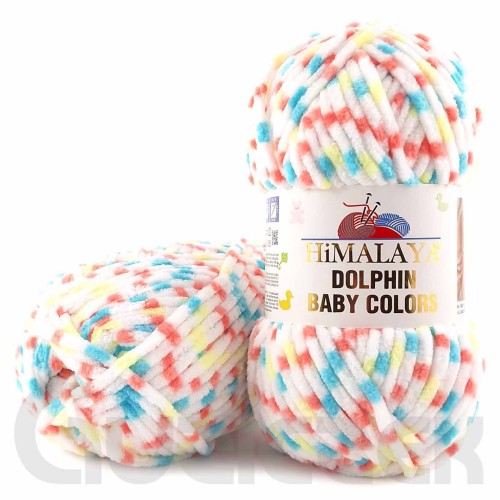 Włóczka Himalaya Dolphin Baby Colors 80415