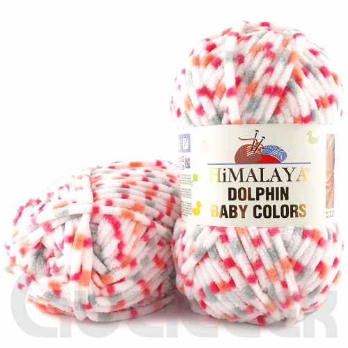 Włóczka Himalaya Dolphin Baby Colors 80420
