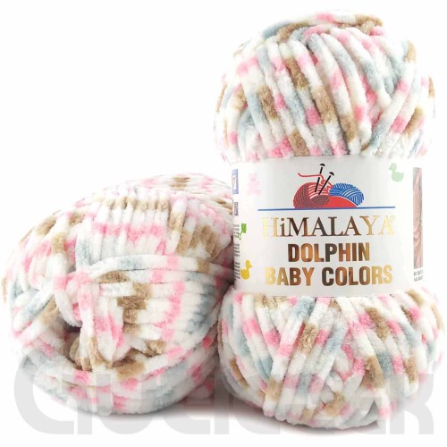 Włóczka Himalaya Dolphin Baby Colors 80413
