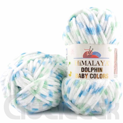 Włóczka Himalaya Dolphin Baby Colors 80409