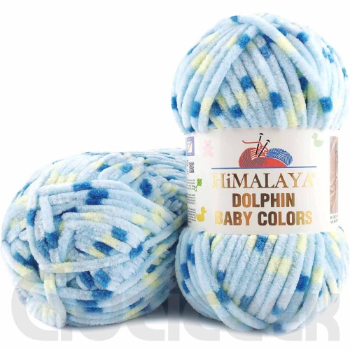 Włóczka Himalaya Dolphin Baby Colors 80403