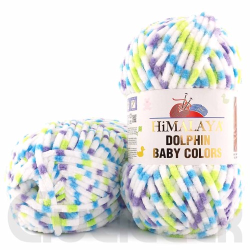 Włóczka Himalaya Dolphin Baby Colors 80422