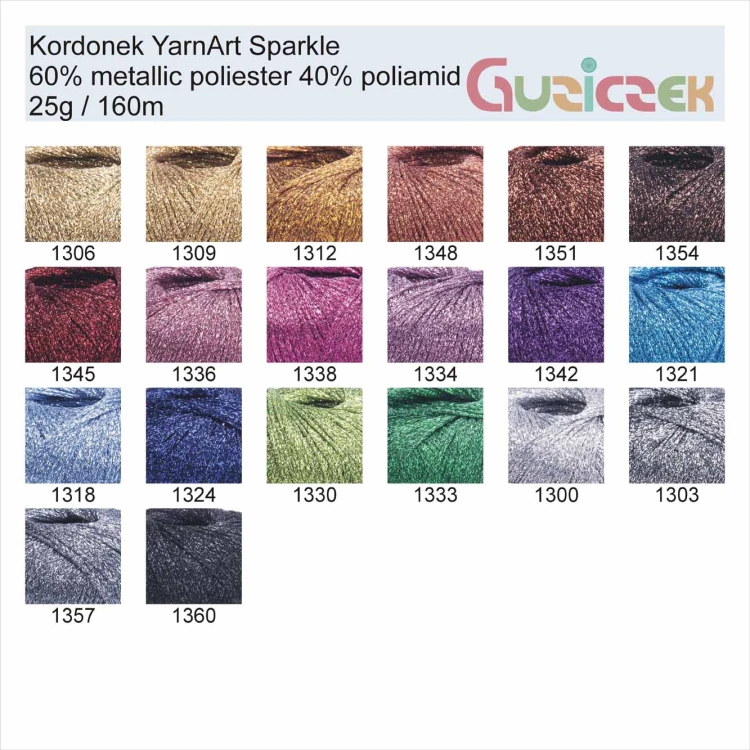 Wzornik YarnArt Sparkle