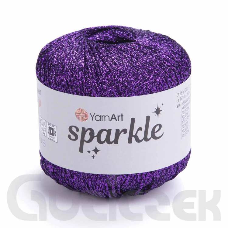 Kordonek YarnArt Sparkle 1342 fioletowy