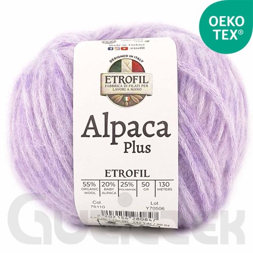 Włóczka Etrofil Alpaca Plus 76110 lawendowy