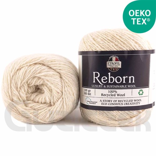 Włóczka Etrofil Reborn 71073 jasny beżowy
