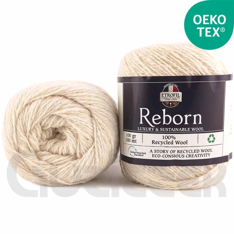 Włóczka Etrofil Reborn 71073 jasny beżowy