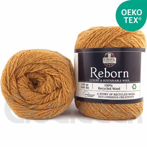 Włóczka Etrofil Reborn 72251 musztardowy