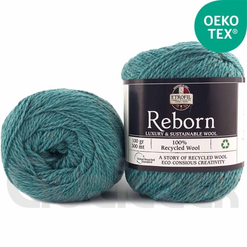 Włóczka Etrofil Reborn 74338 szmaragdowy
