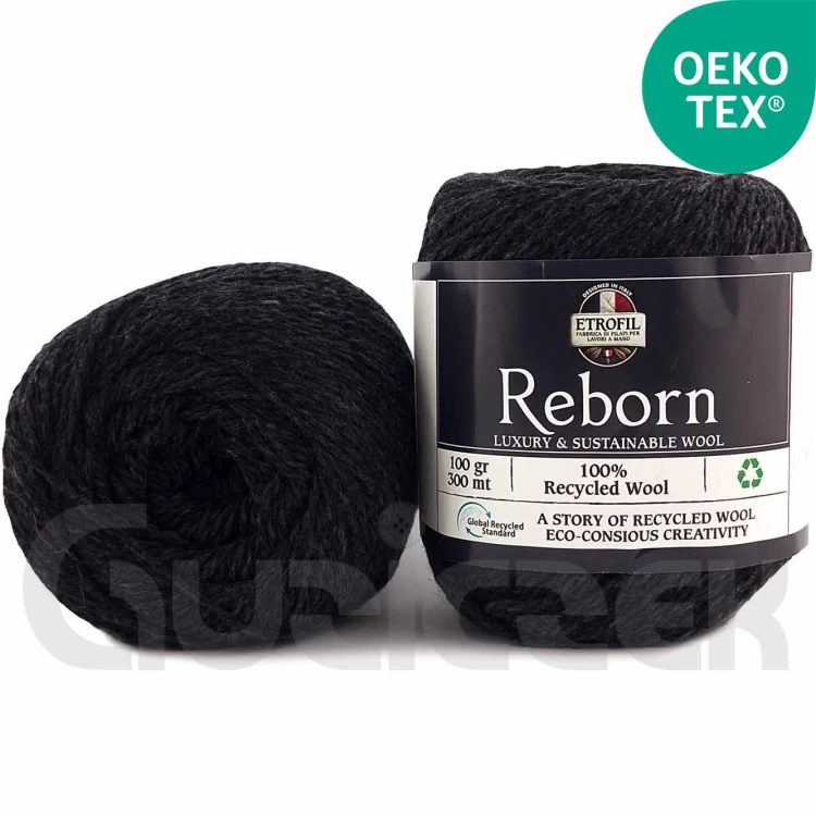 Włóczka Etrofil Reborn 79201 czarny