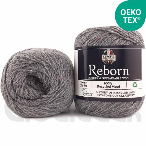 Włóczka Etrofil Reborn 79193 szary