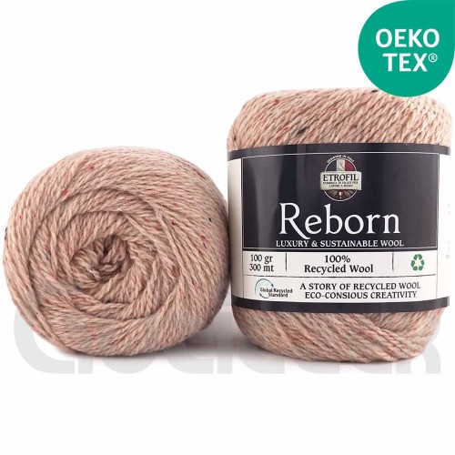 Włóczka Etrofil Reborn 77195 pudrowy róż