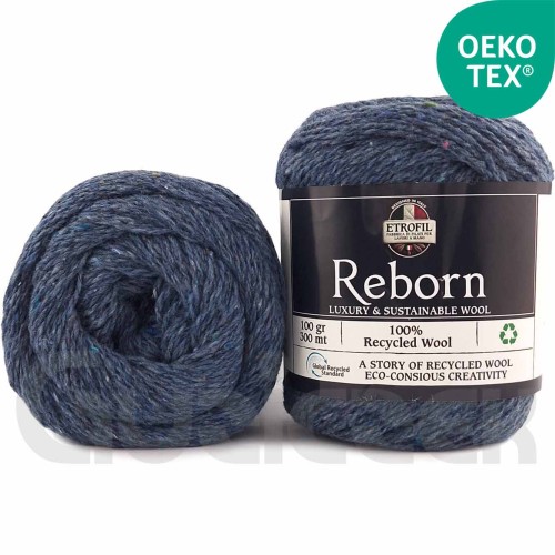 Włóczka Etrofil Reborn 75394 dżinsowy