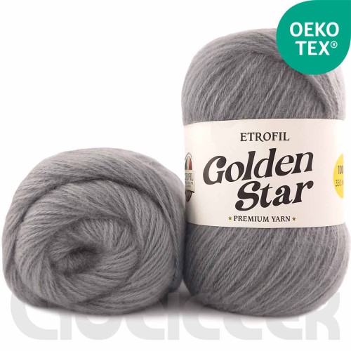 Włóczka Etrofil Golden Star 70974 szary