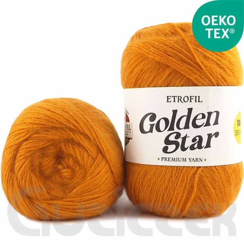 Włóczka Etrofil Golden Star 72061 musztardowy