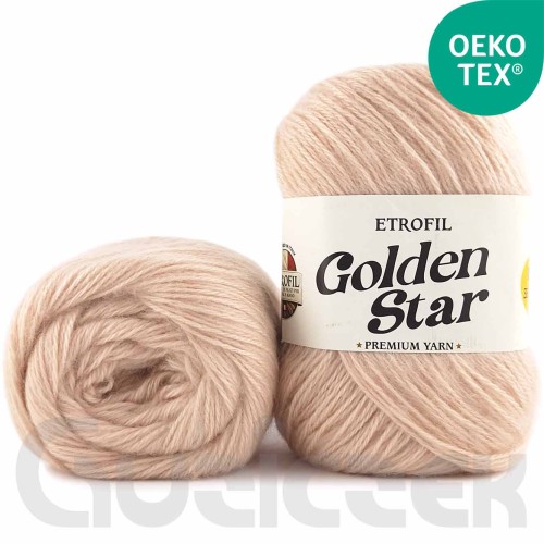 Włóczka Etrofil Golden Star 77178 pudrowy beż