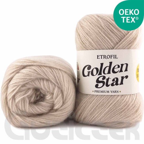 Włóczka Etrofil Golden Star 77011 lniany